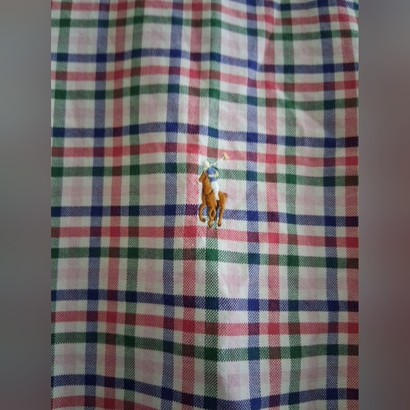 Ralph Lauren Plaid Button Front Longsleeve Shirt S Preppy Academia - Picture 4 of 7